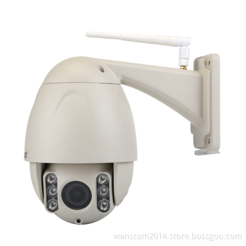 Wanscam HW0045 White Color Pan and Tilt HD Waterproof Best Selling IP HD CCTV PTZ Camera